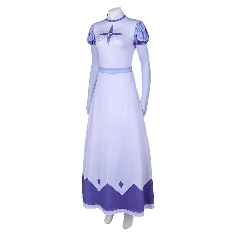 Emily Angel Costume Hazbin Seraphim Emily Cosplay Dress With Halo And Wing Full Set 5 Emily Angel Costume Hazbin Seraphim Emily Cosplay Dress With Halo And Wing Full Set - Image 5