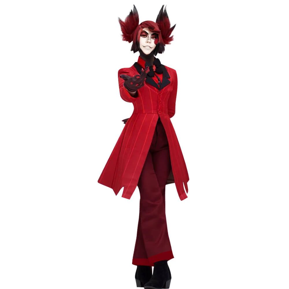 Adult Alastor Costume Hazbin Hotel Cosplay Outfit Radio Demon Cosplay Full Set For Halloween Carnival 1 Adult Alastor Costume Hazbin Hotel Cosplay Outfit Radio Demon Cosplay Full Set For Halloween Carnival
