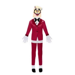 Kids Charlie Morningsta Costume Hazbin Hotel Cosplay Outfit Princess Of Hell Jumpsuit Helmet Suit 15 Kids Charlie Morningsta Costume Hazbin Hotel Cosplay Outfit Princess Of Hell Jumpsuit Helmet Suit -Sun Baby Sales Store Hazbin Hotel CharlieMorningstar Costume 2