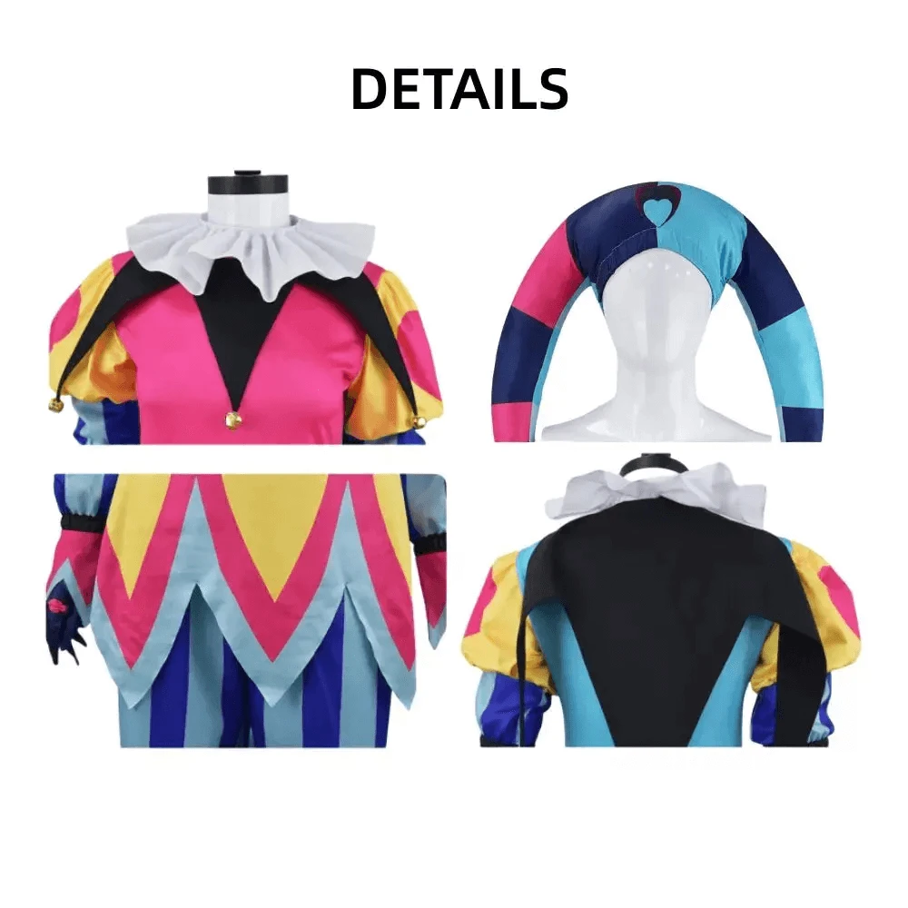 Fizzarolli Costume Helluva Boss Fizzarolli Clown Outfit Hazbin Hotel Cosplay Costumes 5 Fizzarolli Costume Helluva Boss Fizzarolli Clown Outfit Hazbin Hotel Cosplay Costumes - Image 5