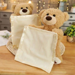 Adorable Peek-A-Boo Teddy Bear Animated Stuffed Animal Toys For Toddler -Sun Baby Sales Store HideAndSeekTeddyBear 2