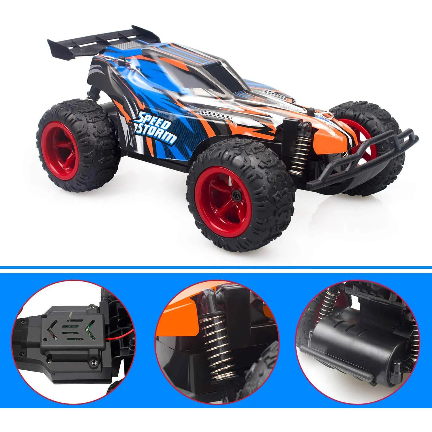 RC Car For Kids - 2.4 GHZ High Speed Racing Car Toy Remote Control Rc Car For Boy Girl Gift 3 RC Car For Kids - 2.4 GHZ High Speed Racing Car Toy Remote Control Rc Car For Boy Girl Gift - Image 3