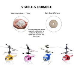 Induction RC Helicopter Flying Toys Cartoon Remote Control Drone Kids Plane Toys -Sun Baby Sales Store Induction RC Helicopter Toy 4