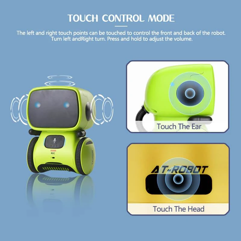 Newest Intelligent Induction Robot Voice Interactive Early Educational RC Speech Recognition Toy 5 Newest Intelligent Induction Robot Voice Interactive Early Educational RC Speech Recognition Toy - Image 5
