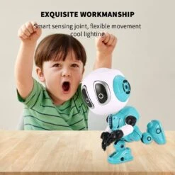Interactive Voice Robot Intelligent Recording Alloy Gesture Touch Talking Robot Mini Electronic Doll 24 Interactive Voice Robot Intelligent Recording Alloy Gesture Touch Talking Robot Mini Electronic Doll -Sun Baby Sales Store InteractiveVoiceControlledRobot 16