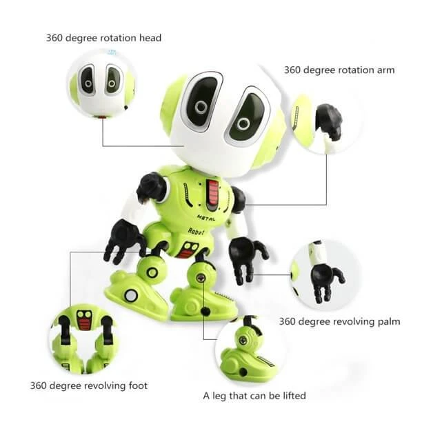 Interactive Voice Robot Intelligent Recording Alloy Gesture Touch Talking Robot Mini Electronic Doll 7 Interactive Voice Robot Intelligent Recording Alloy Gesture Touch Talking Robot Mini Electronic Doll - Image 7