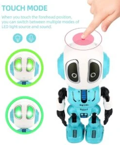 Interactive Voice Robot Intelligent Recording Alloy Gesture Touch Talking Robot Mini Electronic Doll 19 Interactive Voice Robot Intelligent Recording Alloy Gesture Touch Talking Robot Mini Electronic Doll -Sun Baby Sales Store InteractiveVoiceControlledRobot 7