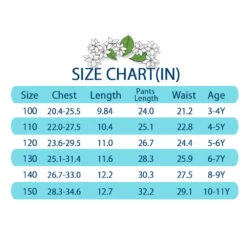 Kids Princess Jasmine Costume Halloween 4-pieces Full Set Cosplay Dress -Sun Baby Sales Store JasmineDresssizechart