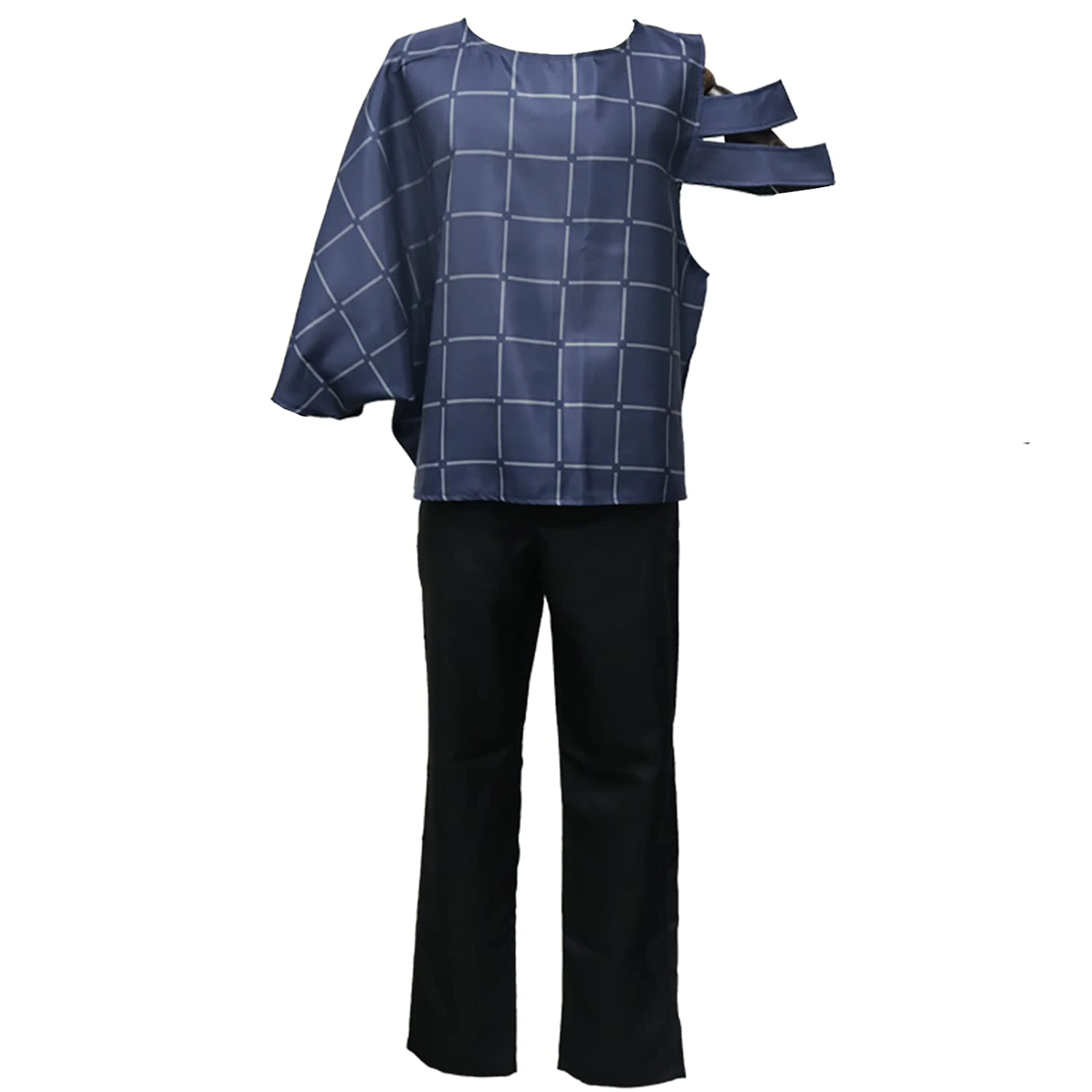 Women Maki Zenin Costume JJK Blue Mahito Outfit Halloween Cosplay Dress Full Set 2 Women Maki Zenin Costume JJK Blue Mahito Outfit Halloween Cosplay Dress Full Set - Image 2