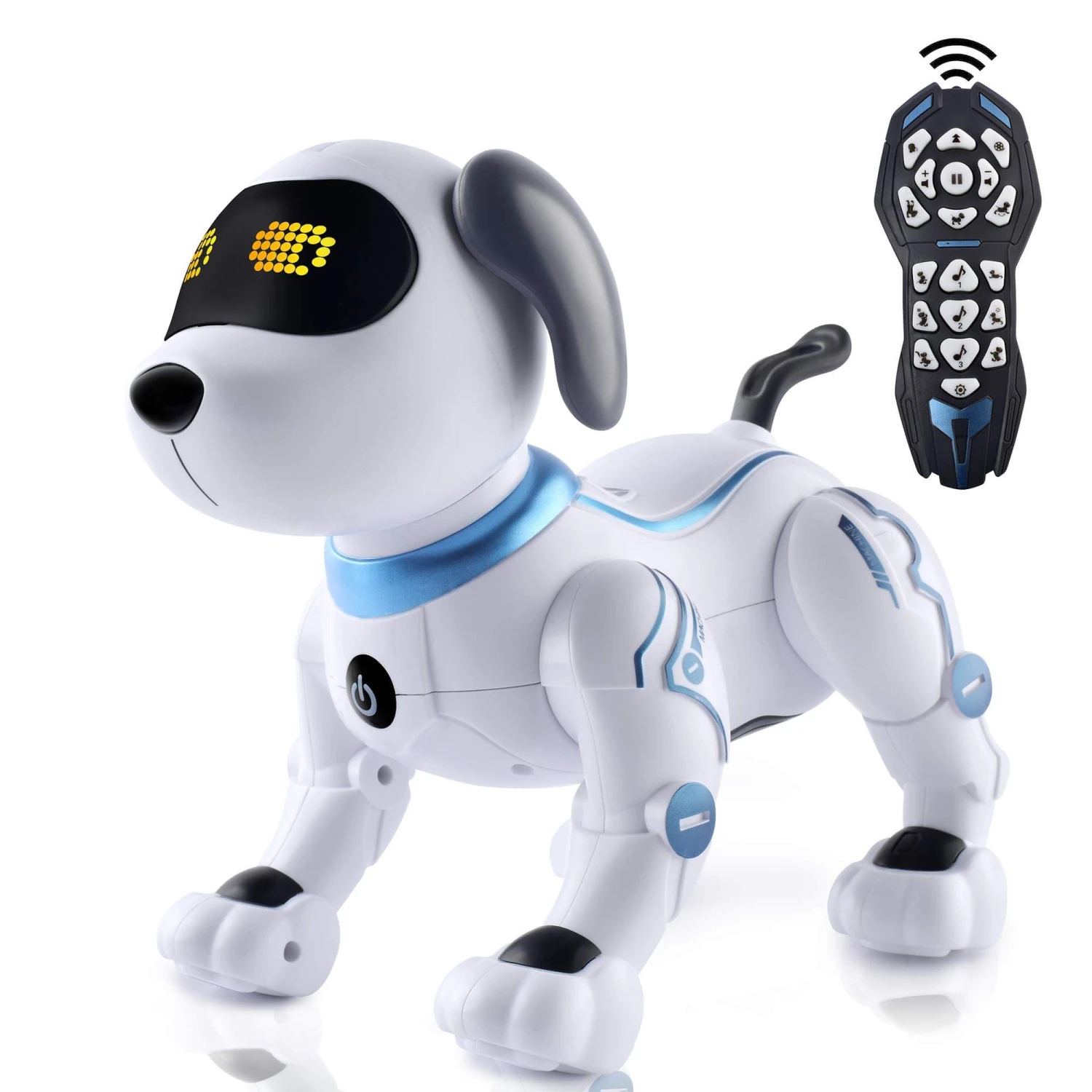 K16A Electronic Pets Remote Control Programable Robot Stunt Intelligent Dog With Sound Interactive 1 K16A Electronic Pets Remote Control Programable Robot Stunt Intelligent Dog With Sound Interactive