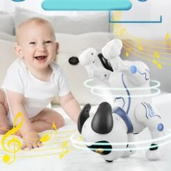 K16A Electronic Pets Remote Control Programable Robot Stunt Intelligent Dog With Sound Interactive 18 K16A Electronic Pets Remote Control Programable Robot Stunt Intelligent Dog With Sound Interactive -Sun Baby Sales Store K16AElectronicPetsRCAnimalProgramableRobot 7