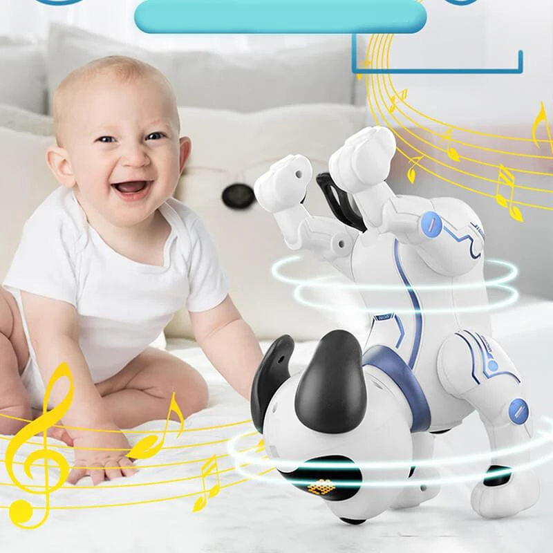 K16A Electronic Pets Remote Control Programable Robot Stunt Intelligent Dog With Sound Interactive 9 K16A Electronic Pets Remote Control Programable Robot Stunt Intelligent Dog With Sound Interactive - Image 9