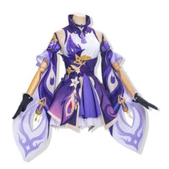 Keqing Cosplay Costume Adult Game Ke Qing Outfit Full Set Halloween Party Dress Up -Sun Baby Sales Store Keqing cosplay costume