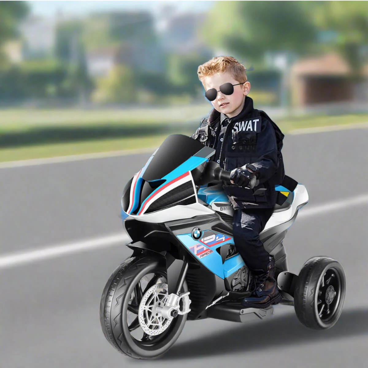 Kids 12V Ride On Motorcycle Battery Powered Electric Ride On Car With LED Lights & Music 1 Kids 12V Ride On Motorcycle Battery Powered Electric Ride On Car With LED Lights & Music