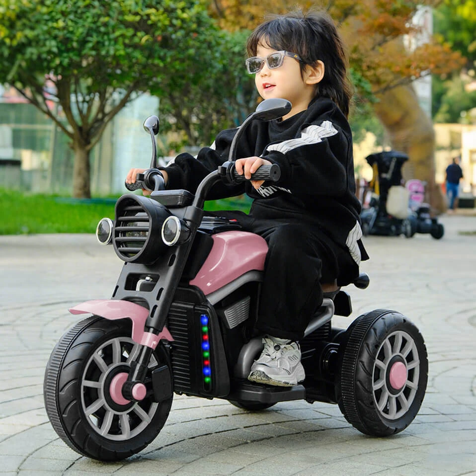 Kids 3-wheel Ride On Car 6V Electric Motorcycle Bluetooth Early Education Car 3 Kids 3-wheel Ride On Car 6V Electric Motorcycle Bluetooth Early Education Car - Image 3