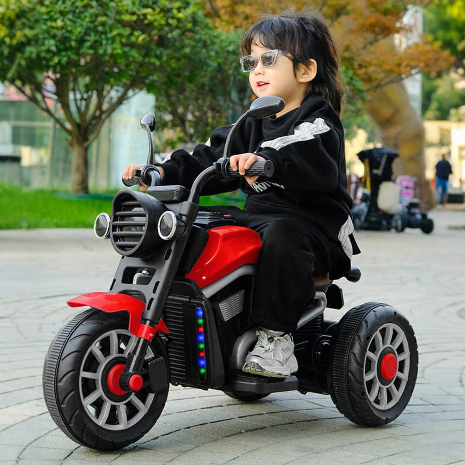 Kids 3-wheel Ride On Car 6V Electric Motorcycle Bluetooth Early Education Car 1 Kids 3-wheel Ride On Car 6V Electric Motorcycle Bluetooth Early Education Car