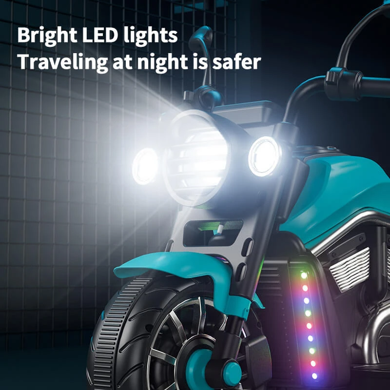 Kids 3-wheel Ride On Car 6V Electric Motorcycle Bluetooth Early Education Car 8 Kids 3-wheel Ride On Car 6V Electric Motorcycle Bluetooth Early Education Car - Image 8