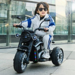 Kids 3-wheel Ride On Car 6V Electric Motorcycle Bluetooth Early Education Car 12 Kids 3-wheel Ride On Car 6V Electric Motorcycle Bluetooth Early Education Car -Sun Baby Sales Store Kids 3 wheel Ride on Car 3