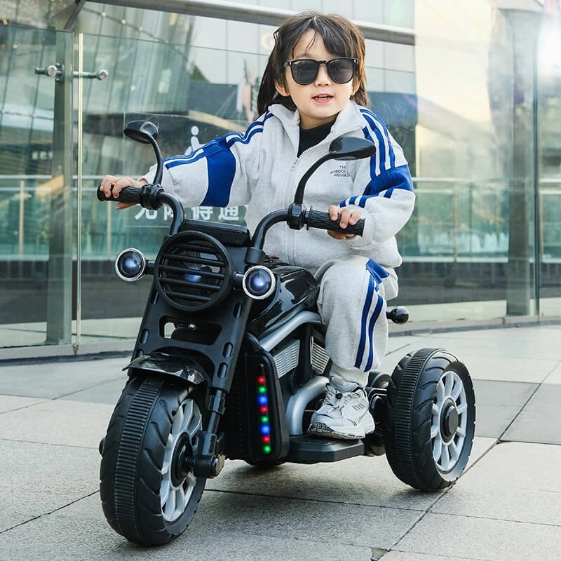 Kids 3-wheel Ride On Car 6V Electric Motorcycle Bluetooth Early Education Car 4 Kids 3-wheel Ride On Car 6V Electric Motorcycle Bluetooth Early Education Car - Image 4