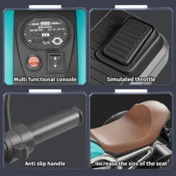 Kids 3-wheel Ride On Car 6V Electric Motorcycle Bluetooth Early Education Car 15 Kids 3-wheel Ride On Car 6V Electric Motorcycle Bluetooth Early Education Car -Sun Baby Sales Store Kids 3 wheel Ride on Car 4