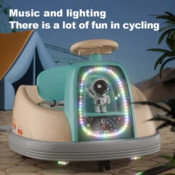 Kids 6V Bumper Cars 360° Spin Ride On Car Battery Power Vehicle With Music Light -Sun Baby Sales Store Kids 6V Bumper Cars 2