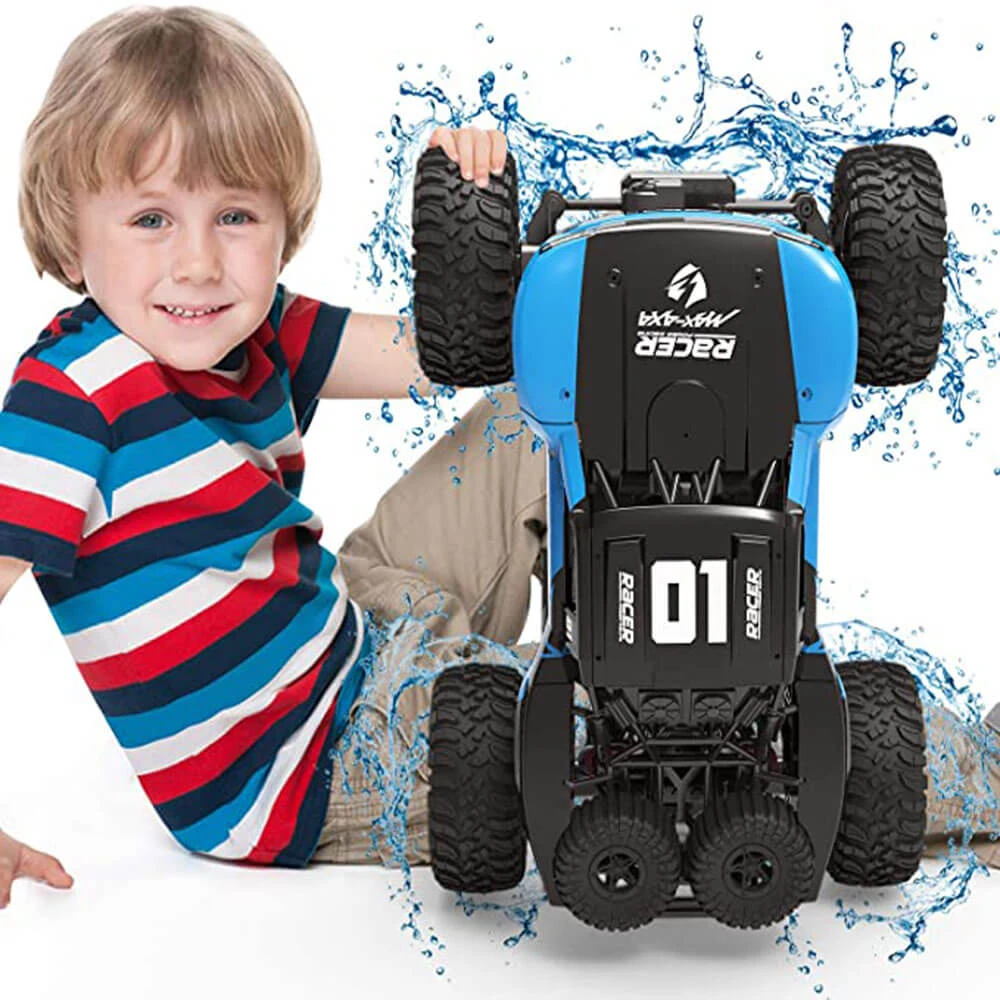 Amphibious RC Car 100% Waterproof Off-Road Monster Vehicle 2.4GH Remote Control Truck 2 Amphibious RC Car 100% Waterproof Off-Road Monster Vehicle 2.4GH Remote Control Truck - Image 2