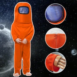 Kids Astronaut Costume Game Space Suit Jumpsuit Backpack And Helmet 3pcs Cosplay Outfit For Boys Girls Aged 3-12 -Sun Baby Sales Store Kids Astronaut Costume for cosplay 11