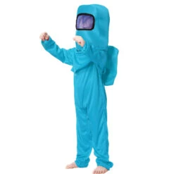 Kids Astronaut Costume Game Space Suit Jumpsuit Backpack And Helmet 3pcs Cosplay Outfit For Boys Girls Aged 3-12 -Sun Baby Sales Store Kids Astronaut Costume for cosplay 2