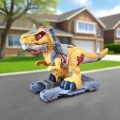 Kids Dinosaur Ride On Car Spray T-Rex Outdoor Indoor Ride-On Toy With Light & Music 16 Kids Dinosaur Ride On Car Spray T-Rex Outdoor Indoor Ride-On Toy With Light & Music -Sun Baby Sales Store Kids Dinosaur Ride On Car 11