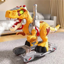 Kids Dinosaur Ride On Car Spray T-Rex Outdoor Indoor Ride-On Toy With Light & Music 14 Kids Dinosaur Ride On Car Spray T-Rex Outdoor Indoor Ride-On Toy With Light & Music -Sun Baby Sales Store Kids Dinosaur Ride On Car 6