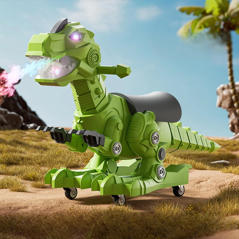 Kids Dinosaur Ride On Car Spray Sliding Car Outdoors Indoors Toys With Lights And Music 1 Kids Dinosaur Ride On Car Spray Sliding Car Outdoors Indoors Toys With Lights And Music