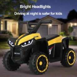 6V Kids ATV Dual Motors 4 Wheeler Off-Road Electric ATV Ride On Car Wih Light Music For Boys & Girls -Sun Baby Sales Store Kids Electric ATV 4 Wheeler Car 10
