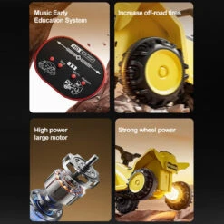 Kids Electric ATV 6V Ride-On Toy With Music Light 4-wheels Dual Drive Car -Sun Baby Sales Store Kids Electric ATV 6V Ride On Toy 3