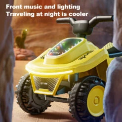 Kids Electric ATV 6V Ride-On Toy With Music Light 4-wheels Dual Drive Car -Sun Baby Sales Store Kids Electric ATV 6V Ride On Toy 7