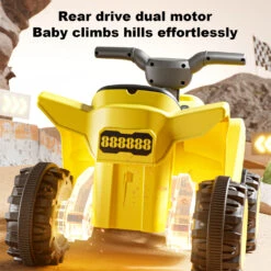 Kids Electric ATV 6V Ride-On Toy With Music Light 4-wheels Dual Drive Car -Sun Baby Sales Store Kids Electric ATV 6V Ride On Toy 9