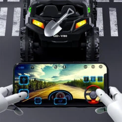 12V Kids Electric Car With Remote 4-Wheel Ride On Car W/ Shovel Light & Music For Boys & Girls 16 12V Kids Electric Car With Remote 4-Wheel Ride On Car W/ Shovel Light & Music For Boys & Girls -Sun Baby Sales Store Kids Electric Car with Remote 10