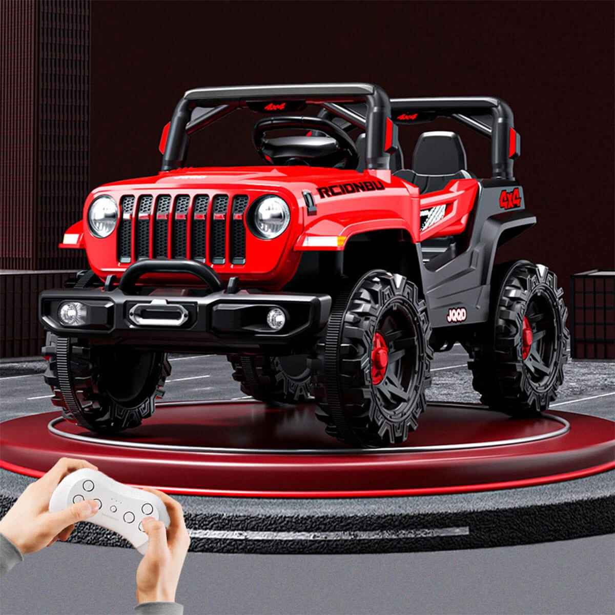 12V Kids Electric Car With Remote 4-Wheel Ride On Car W/ Shovel Light & Music For Boys & Girls 2 12V Kids Electric Car With Remote 4-Wheel Ride On Car W/ Shovel Light & Music For Boys & Girls - Image 2