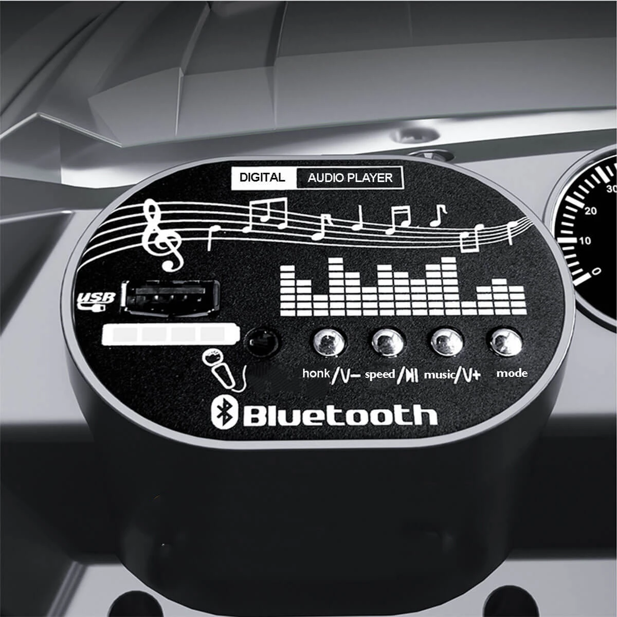 12V Kids Electric Car With Remote 4-Wheel Ride On Car W/ Shovel Light & Music For Boys & Girls 9 12V Kids Electric Car With Remote 4-Wheel Ride On Car W/ Shovel Light & Music For Boys & Girls - Image 9