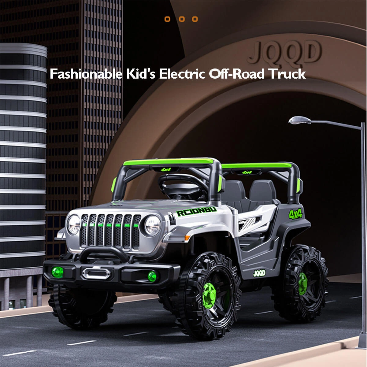 12V Kids Electric Car With Remote 4-Wheel Ride On Car W/ Shovel Light & Music For Boys & Girls 3 12V Kids Electric Car With Remote 4-Wheel Ride On Car W/ Shovel Light & Music For Boys & Girls - Image 3