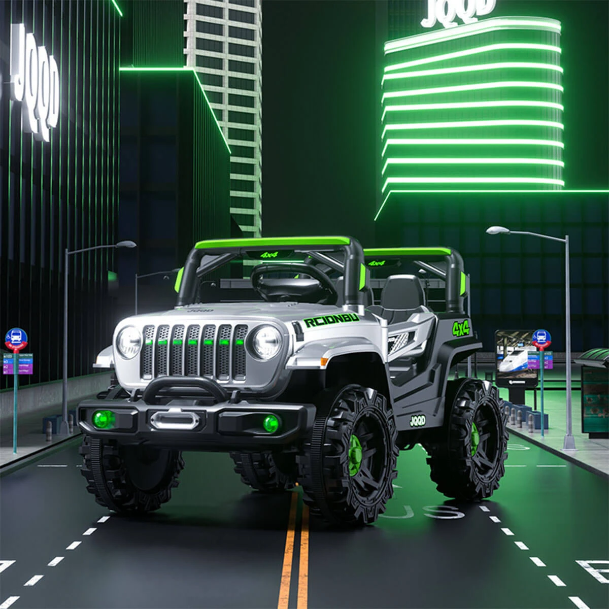 12V Kids Electric Car With Remote 4-Wheel Ride On Car W/ Shovel Light & Music For Boys & Girls 11 12V Kids Electric Car With Remote 4-Wheel Ride On Car W/ Shovel Light & Music For Boys & Girls - Image 11