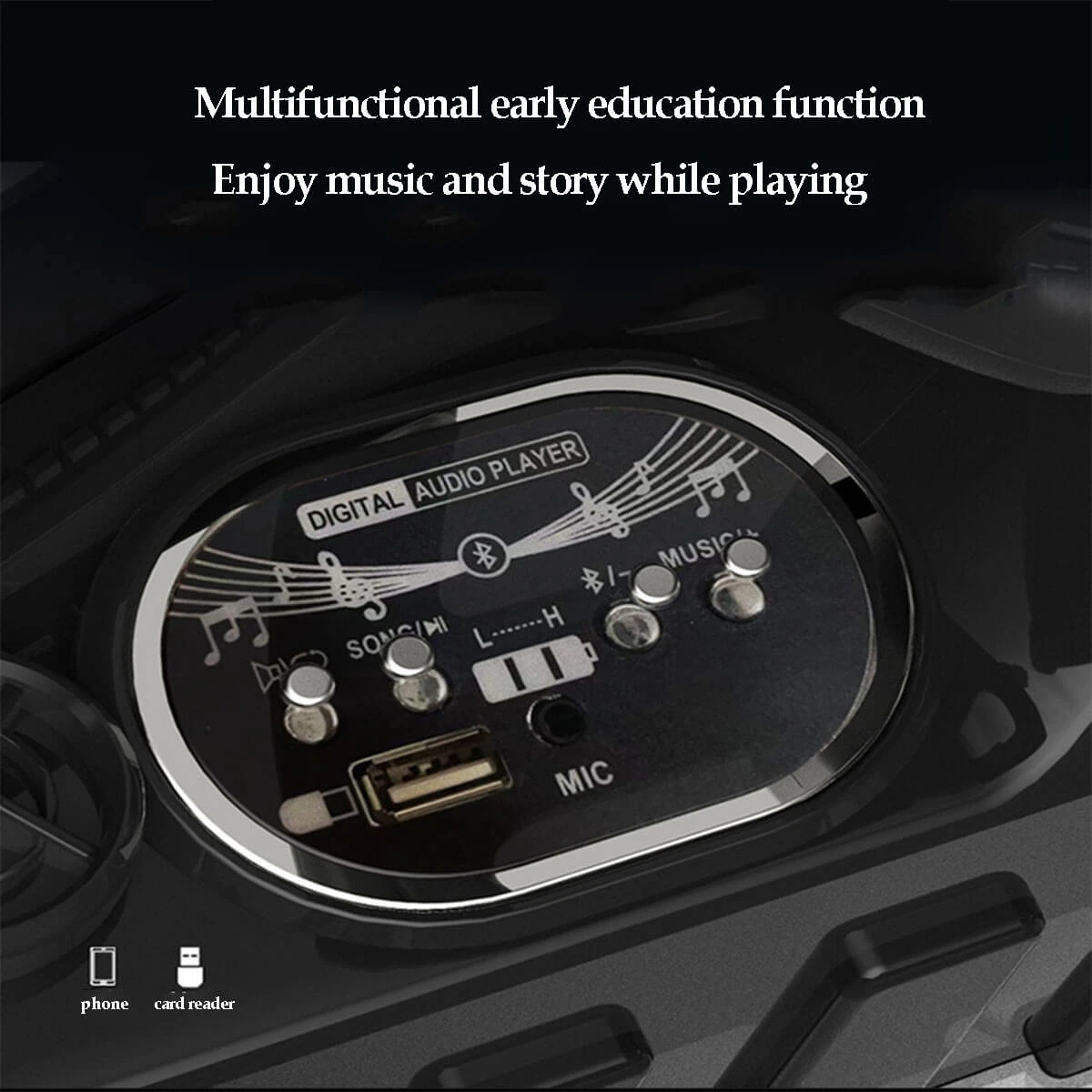 Kids Electric Car With Remote Control Ride On Car W/Rocking Function Light & Music For Boys & Girls 6 Kids Electric Car With Remote Control Ride On Car W/Rocking Function Light & Music For Boys & Girls - Image 6