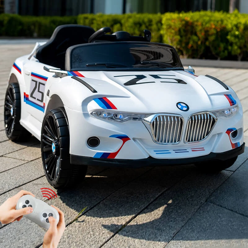 Kids Electric Car With Remote Control Ride On Car W/Rocking Function Light & Music For Boys & Girls 1 Kids Electric Car With Remote Control Ride On Car W/Rocking Function Light & Music For Boys & Girls