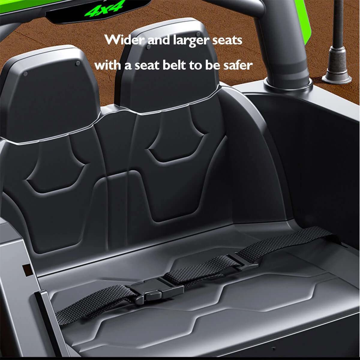 12V Kids Electric Car With Remote 4-Wheel Ride On Car W/ Shovel Light & Music For Boys & Girls 10 12V Kids Electric Car With Remote 4-Wheel Ride On Car W/ Shovel Light & Music For Boys & Girls - Image 10