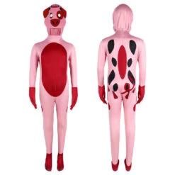 Kids Fat Nuggets Pig Costume Party Halloween Cosplay Jumpsuit With Headgear