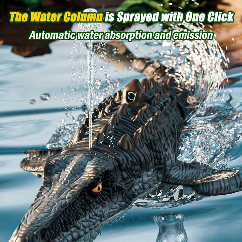 Kids RC Boat 2.4G Remote Control Mosasaur Waterproof Electric Summer Water Toy 3 Kids RC Boat 2.4G Remote Control Mosasaur Waterproof Electric Summer Water Toy - Image 3