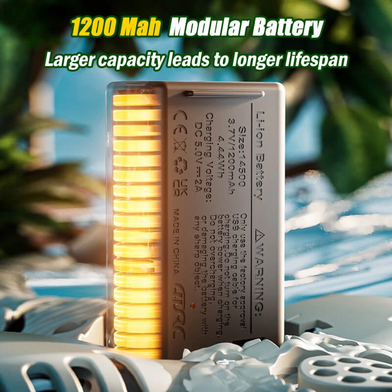 Kids RC Boat 2.4G Remote Control Mosasaur Waterproof Electric Summer Water Toy 6 Kids RC Boat 2.4G Remote Control Mosasaur Waterproof Electric Summer Water Toy - Image 6