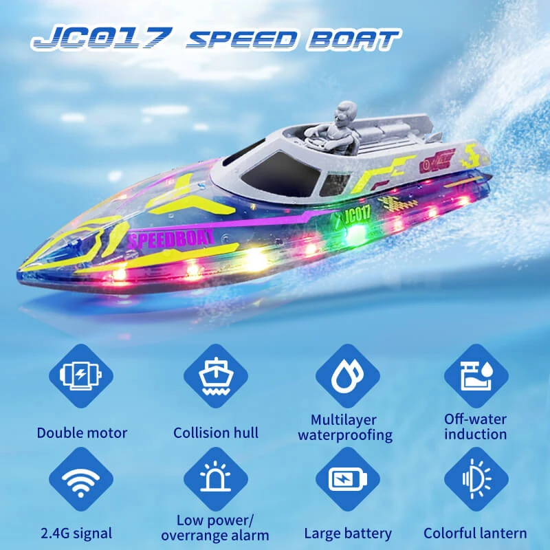 Kids RC Boat 2.4G Remote And Gesture Control 20KM/H Fast Boat Waterproof Toys 3 Kids RC Boat 2.4G Remote And Gesture Control 20KM/H Fast Boat Waterproof Toys - Image 3