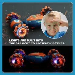 Kids Remote Control Stunt Car 360° Twist Climbing Car 3 Control Methods With Light Music -Sun Baby Sales Store Kids Remote Control Stunt Car 7