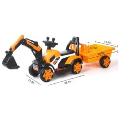 Children's Riding Excavator Electric Ride On Digger Toy 6 Volt Pedal Excavator -Sun Baby Sales Store Kids Ride On Excavator Truck with Trailer 1 54b6d0c7 c577 479f b453 b843224cd881