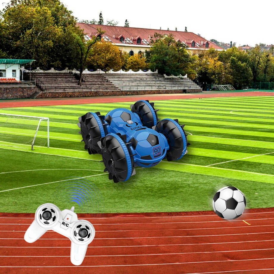 Amphibious RC Car Football 4WD Stunt Remote Control Car 100% Waterproof Toys For Kids 3 Amphibious RC Car Football 4WD Stunt Remote Control Car 100% Waterproof Toys For Kids - Image 3